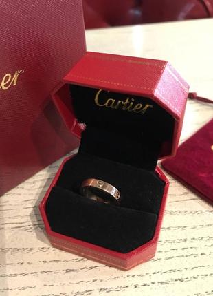 Брендовое кольцо в розовом золоте, тонкое1 фото