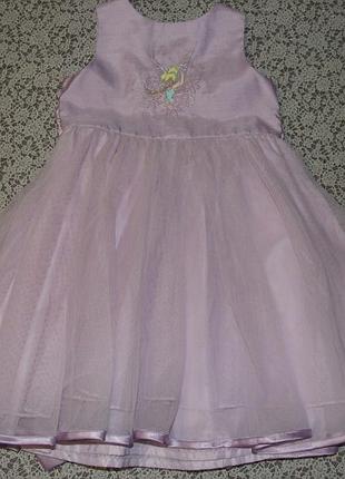 Нарядное пышное платье девочке 2 - 3 года тинкен белл фея