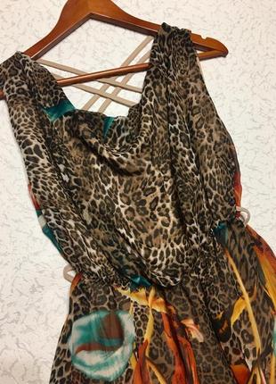 Распродажа! красивое легкое струящееся шифоновое платье франция1 фото