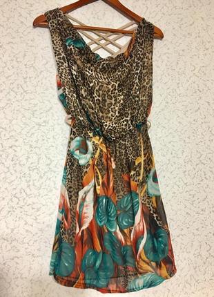 Распродажа! красивое легкое струящееся шифоновое платье франция4 фото