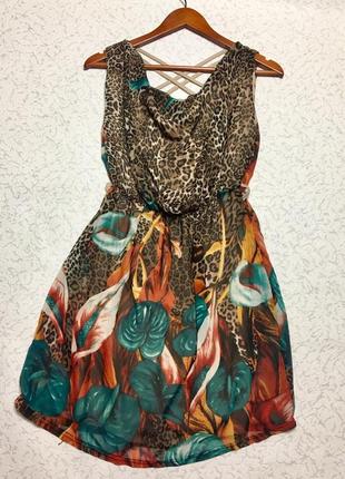 Распродажа! красивое легкое струящееся шифоновое платье франция5 фото