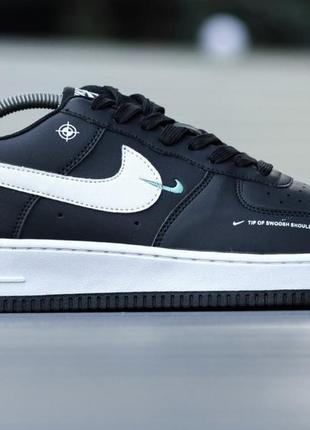 Nike air force 1 low starfish black white blue