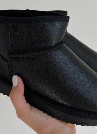 Женские розовые угги ugg mini bailey button pink