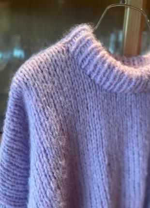 Базовый свитер оверсайз из шерсти альпака3 фото