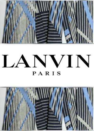 Шелковый галстук lanvin 100% шелк