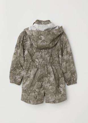 Хлопковая парка, куртка h&m, 7-8  лет (128 см)3 фото