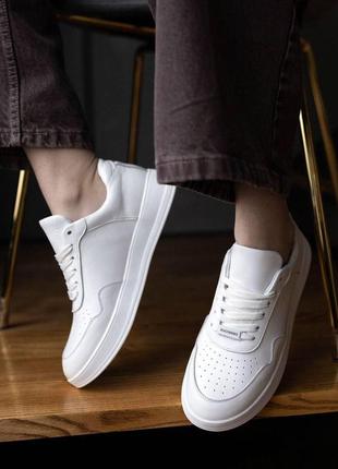 Кеди жіночі шкіряні білі