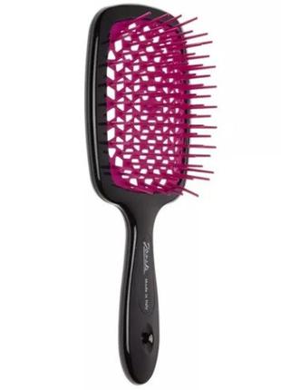 Janeke superbrush-small black/fuchsia. гребінець арт. 71sp234 fux2 фото