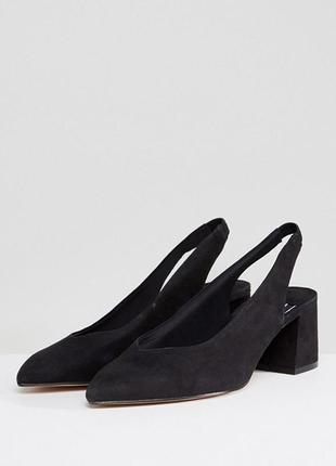 Черные туфли мюли босоножки stradivarius 37 23,5-24 см4 фото