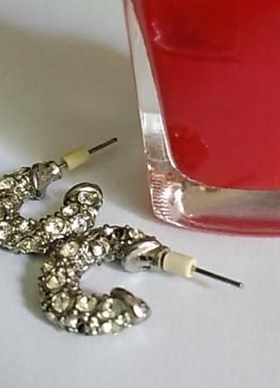 Серьги с кристалами