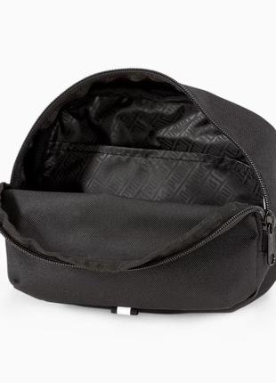 Сумка на пояс puma phase waist bag 076908 01 (черный, спортивная, тканевая, полиэстер, логотип пума)3 фото