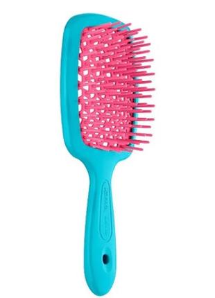 Janeke superbrush turquoise/pink. гребінець. 86sp226 ar