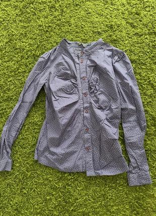 Костюм блузка и юбка 44 размер коттон3 фото