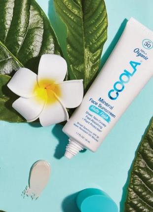 Солнцезащитный матирующий крем для лица coola