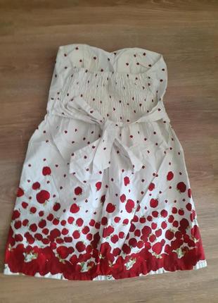 !! распродажа💥хлопковое платье в яблочки!!!!💫 3