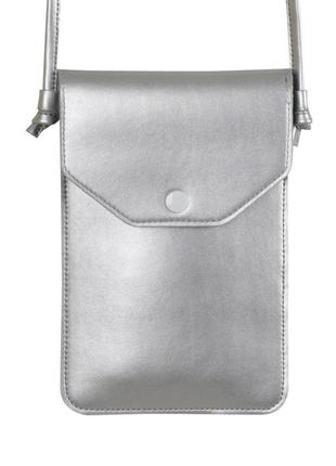 Сумочка-чехол на ремешке red point pouch универсальный silver