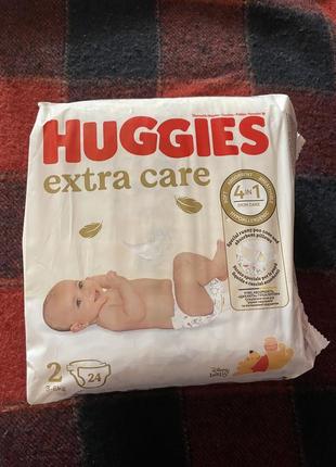 Детские подгузники huggies extra care