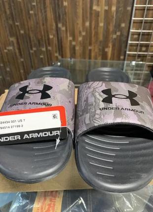 Тапочки under armour 3024434-001 сланці оригінал шльопанці нові чоловічі літні5 фото