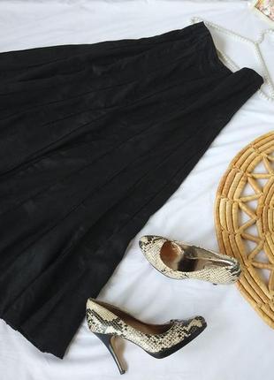 Фирменная стильная качественная натуральная льная юбка гадэ2 фото