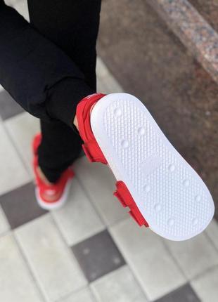 Adidas жіночі сандалі адідас червоний колір (36-37)💜4 фото