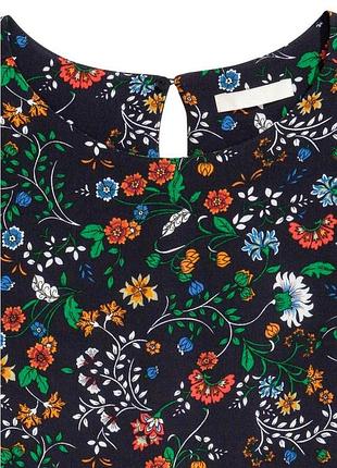 Блуза в квітковий принт zara2 фото