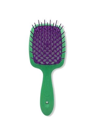 Janeke superbrush green/violet. расческа. 86sp226 vv