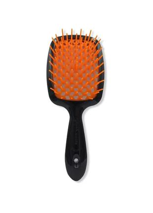 Janeke superbrush black/orange. гребінець. 71sp226 ara