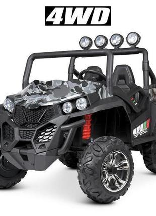 Детский электромобиль buggy speed 4wd (черный цвет)