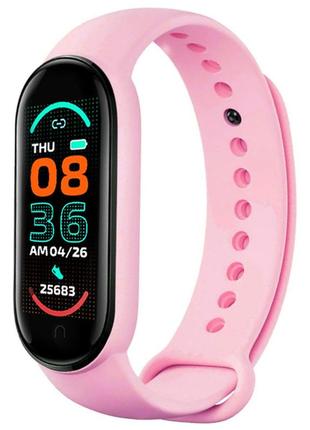 Фитнес браслет fitpro smart band m6 (смарт часы, пульсоксиметр, пульс)7 фото