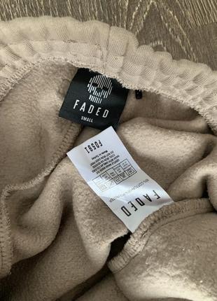 Faded ® оригінал спортивні штани теплі на флісі5 фото