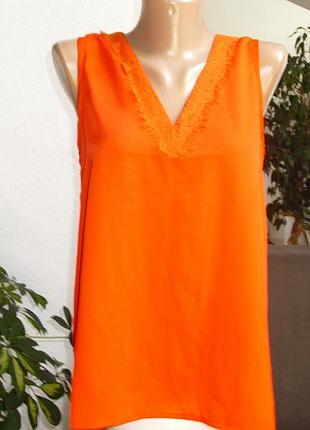 Красная блузка с коротким рукавом vero moda