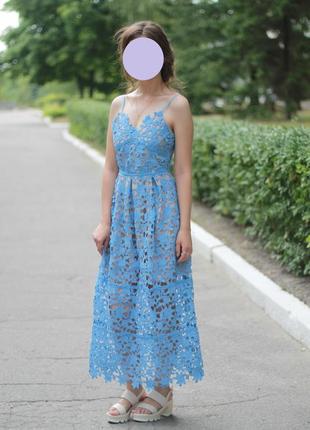 Мереживне вечірнє плаття в стилі asos