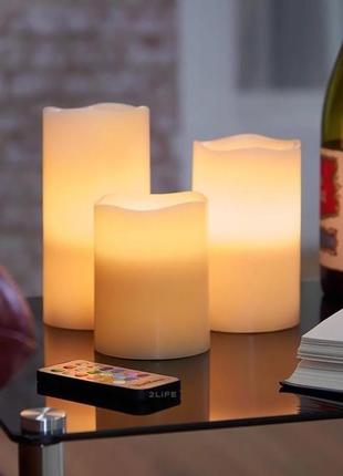 Набор светодиодных свечей led luma candles 12 цветов хамелеон2 фото