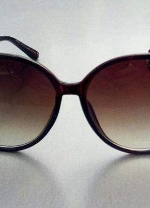 Очки в стиле  jimmy choo женские солнцезащитные коричневые с градиентом1 фото