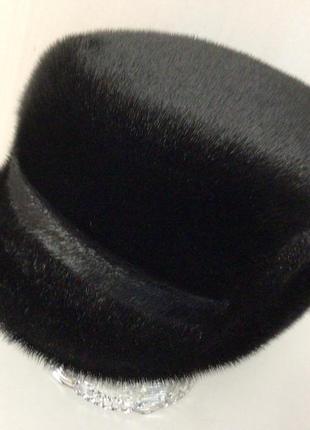 Натуральная стильная зимняя шапка финка мех нерпы мужская согреет вас в холод, мороз  р 57—58 сост н4 фото