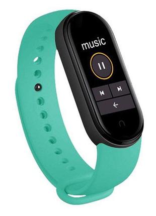Фитнес браслет fitpro smart band m6 (смарт часы, пульсоксиметр, пульс). lg-820 цвет: зеленый4 фото