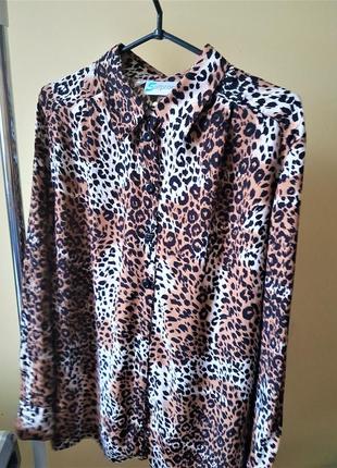 Леопардовая рубашка4 фото