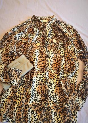 Леопардовая рубашка5 фото