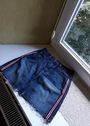 Джинсова спідниця hollister w24 xs s