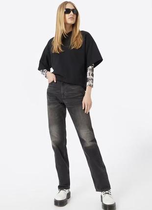 Прямые джинсы high straight jeans weekday