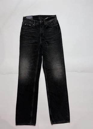 Прямые джинсы high straight jeans weekday5 фото