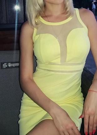 Красивое платье нежно-желтого цвета incity3 фото