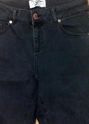 Темно серые джинсы стрейч скинни3 фото