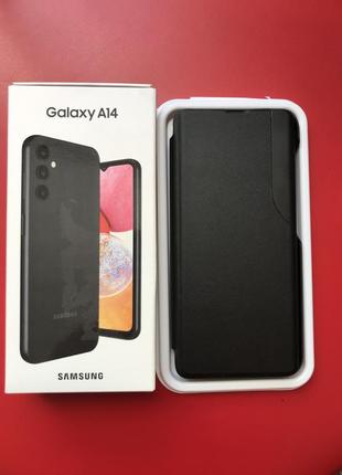 Чехол книжка на samsung galaxy a14 4g / lte новый оригинал