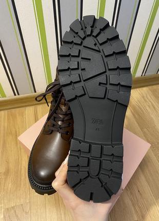 Мужские ботинки zara (41 размер)5 фото