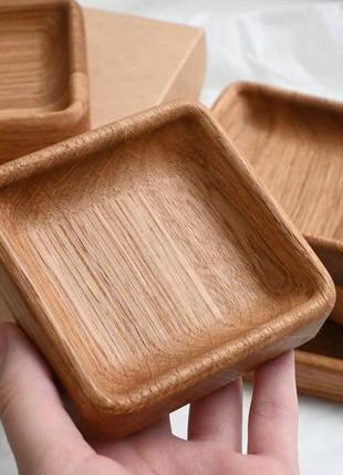 Міні-тарілочки з дерева 5