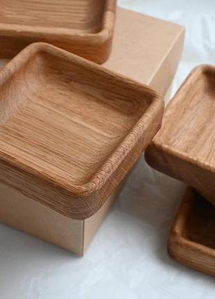 Міні-тарілочки з дерева 2