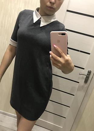 Платье с воротником 5