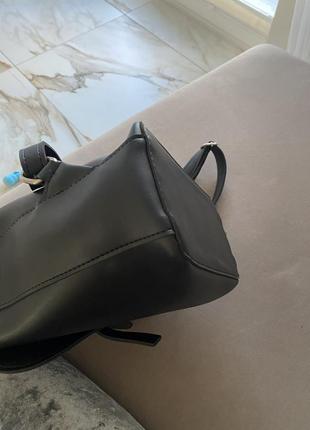 Женский черный рюкзак сумка5 фото