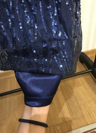 Літнє вечірнє плаття-міні з паєтками!  розмір xs-s5 фото